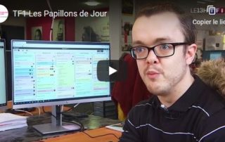 Interview de Jérémy Fortin Concepteur web sur TF1 - Les Papillons de JourLes Papillons de Jour
